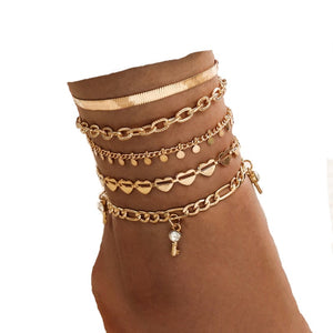 Luna Anklet Set